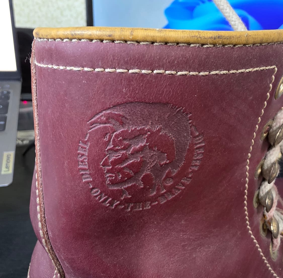 디젤 버건디 부츠 290(44) 상품이미지5