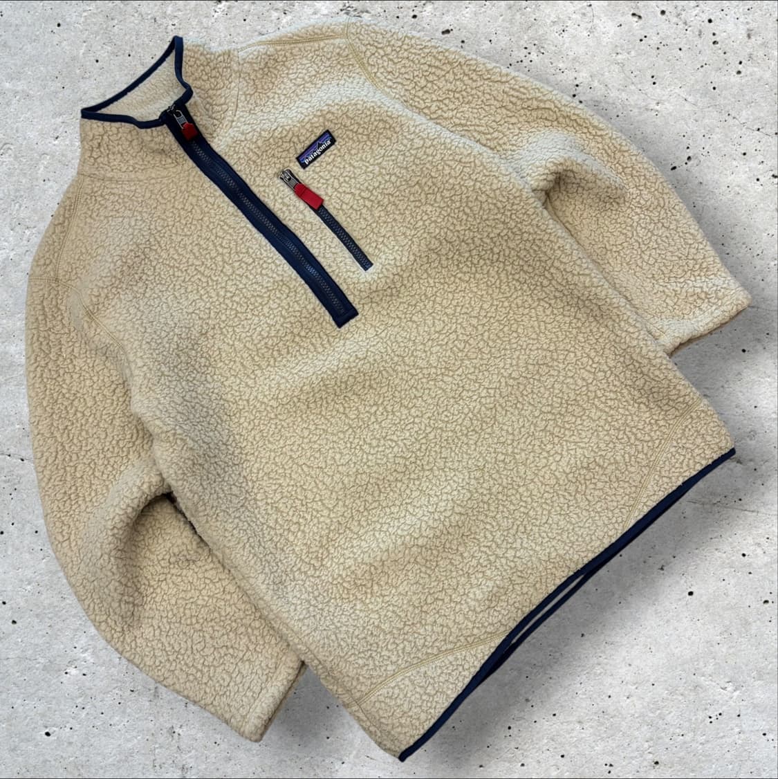 [M] 파타고니아 레트로 파일 풀오버 베이지 후리스 D682 상품이미지1