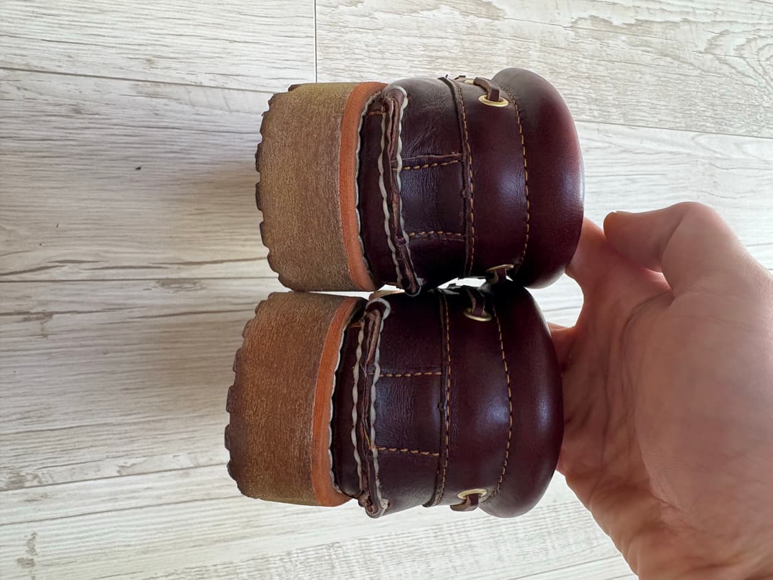 팀버랜드 보트슈즈 버건디 265 상품이미지5