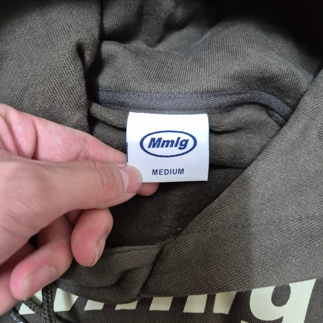 MMLG 엠엠엘지 에센셜 서클 후드티 상품이미지4