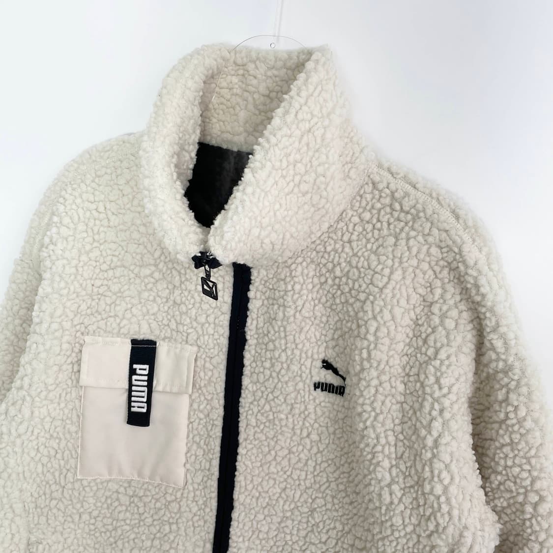 D2 PUMA 푸마 쉐르파 뽀글이 플리스 자켓 S사이즈 상품이미지2