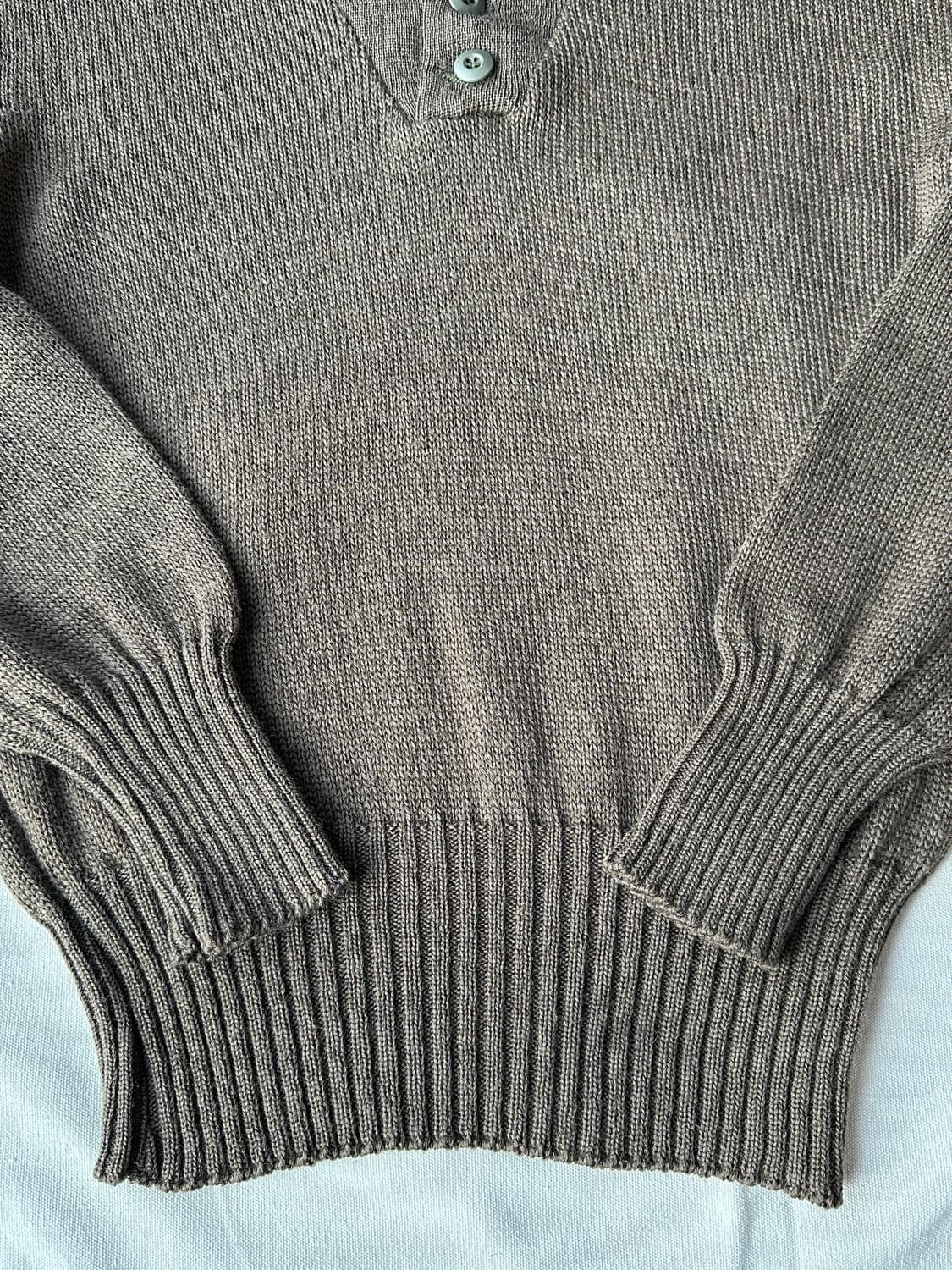 미군 5버튼 오리지널 울 니트 L 상품이미지4