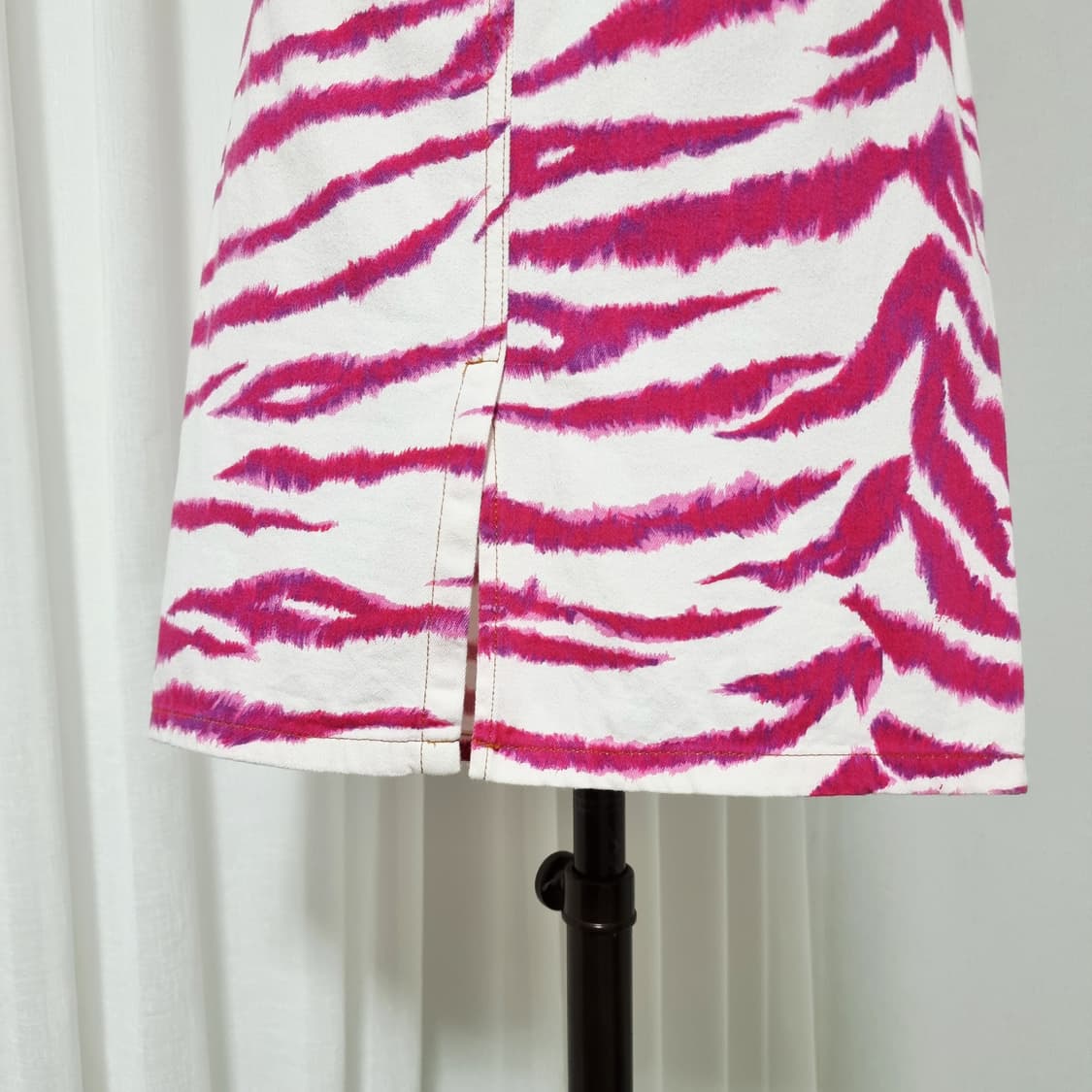 돌체앤가바나 D&G 핑크레오파드 코튼데님 스커트 치마 (표기26/40) 상품이미지8