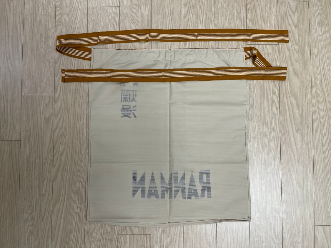 미주 란만 빈티지 히코리 앞치마 35번 90s 상품이미지3