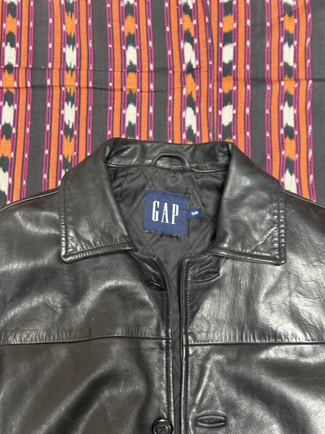 갭 old gap 레더 카코트 s  상품이미지2