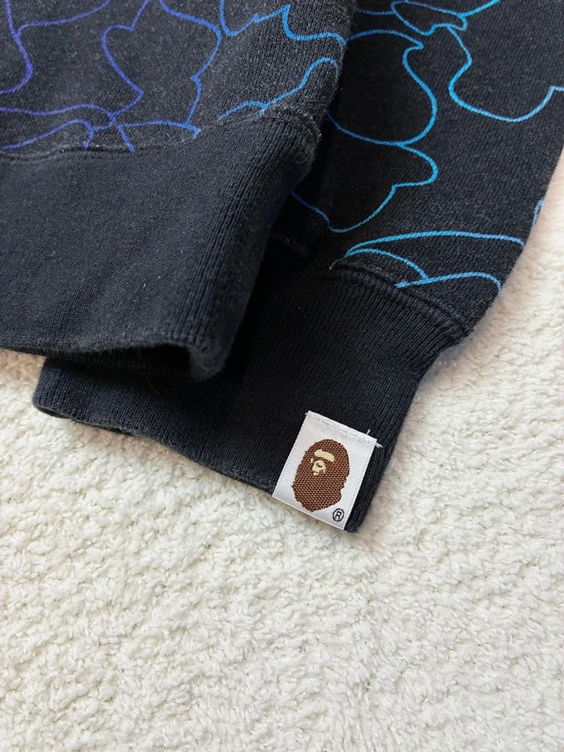 베이프 16FW 펜슬카모 사루 로고 맨투맨 PN5727    상품이미지5