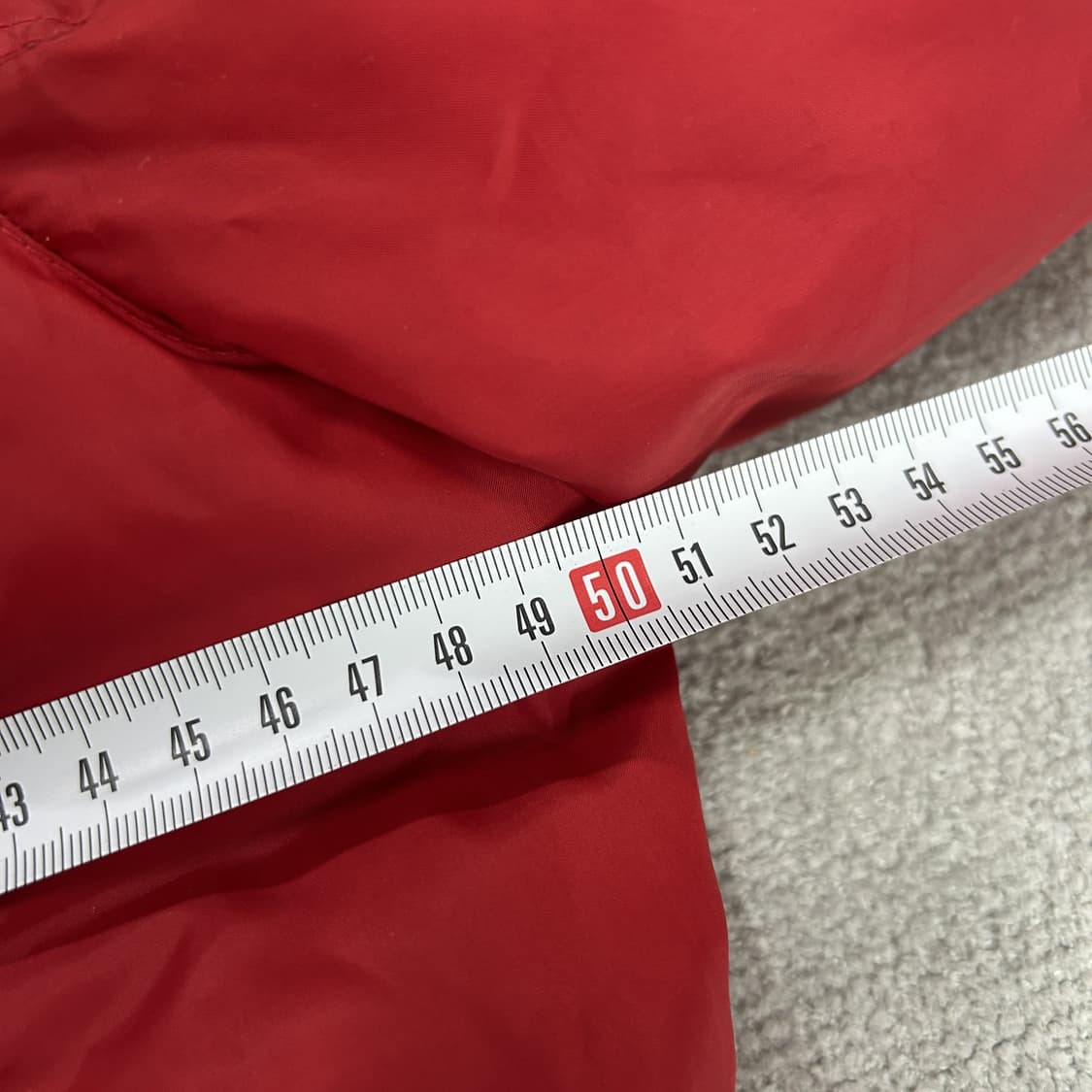 폴로진 레드 후드 패딩 점퍼 m 상품이미지4