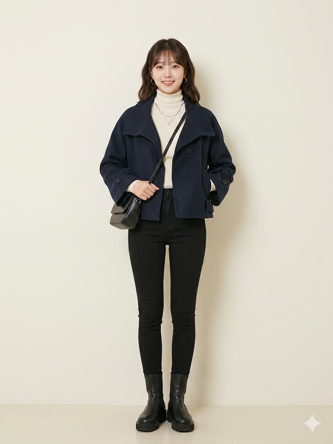 STEFANEL 스테파넬 울 캐시미어 크롭 숏자켓 상품이미지1