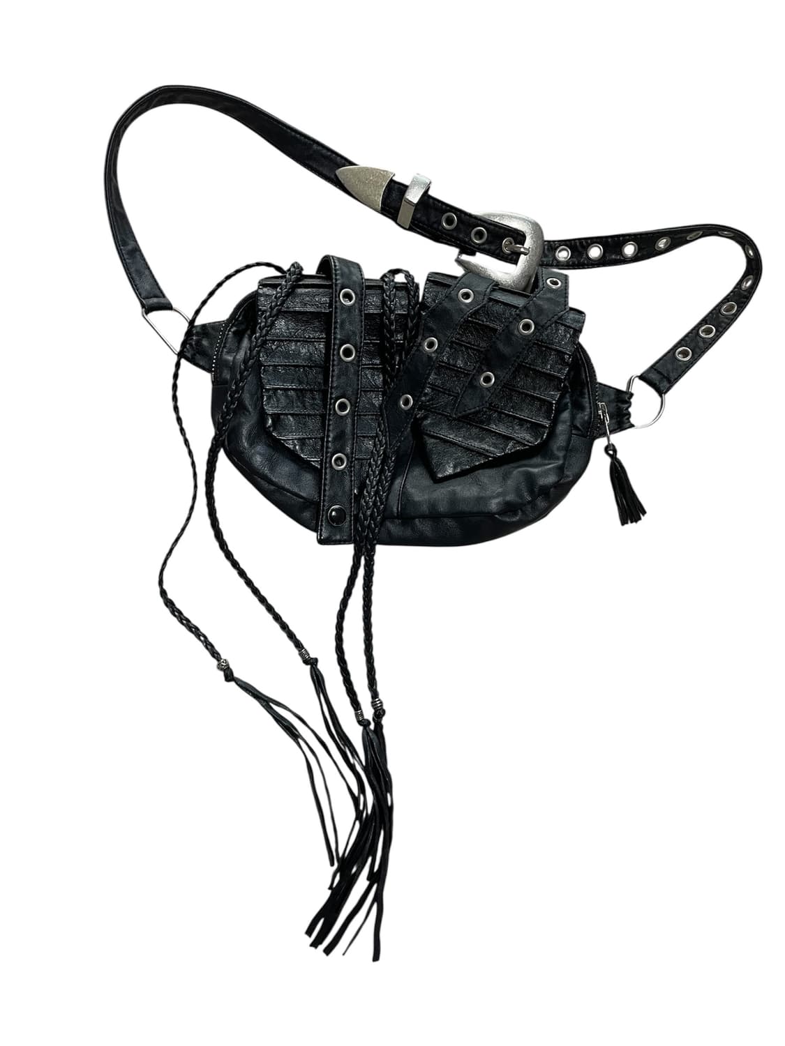 KIMYO GEM STUDDED MINI BAG 키묘 레더 미니 벨트백 상품이미지1