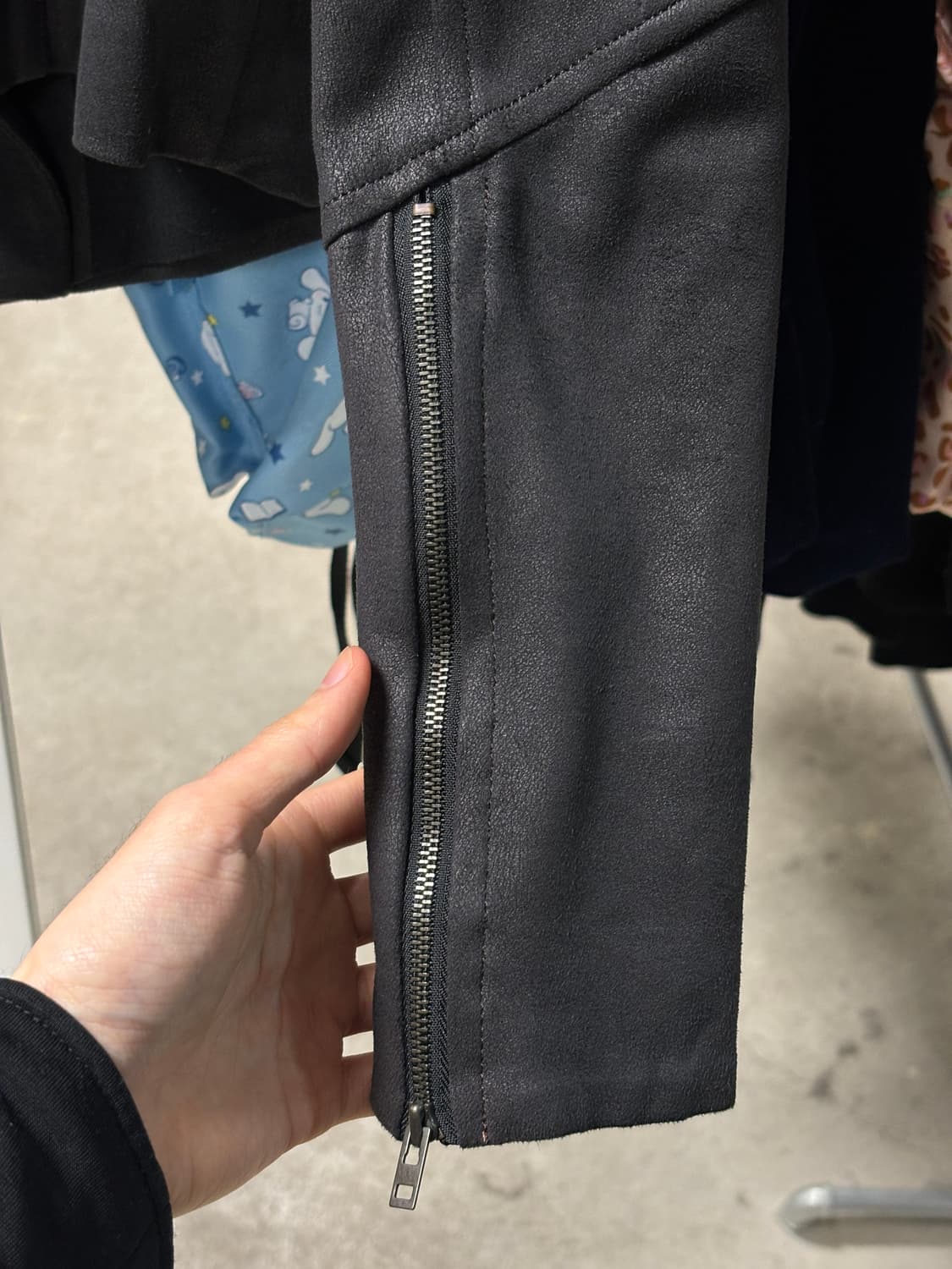 빈티지 인조 스웨이드 자켓 상품이미지4