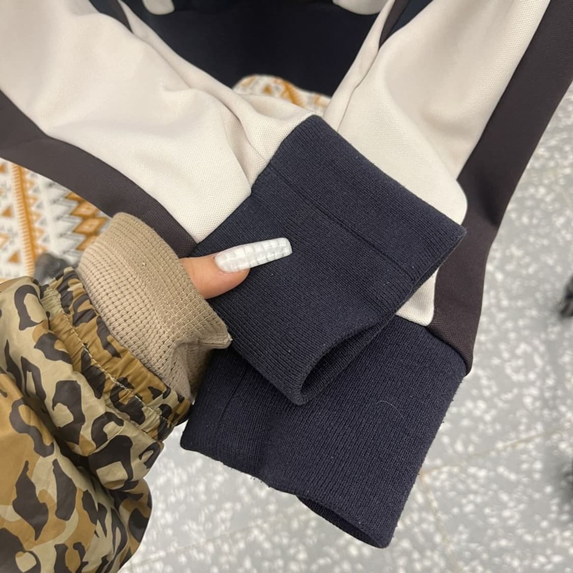 아디다스 올드스쿨 레트로 스트라이프 져지 집업 105 C10776 상품이미지8