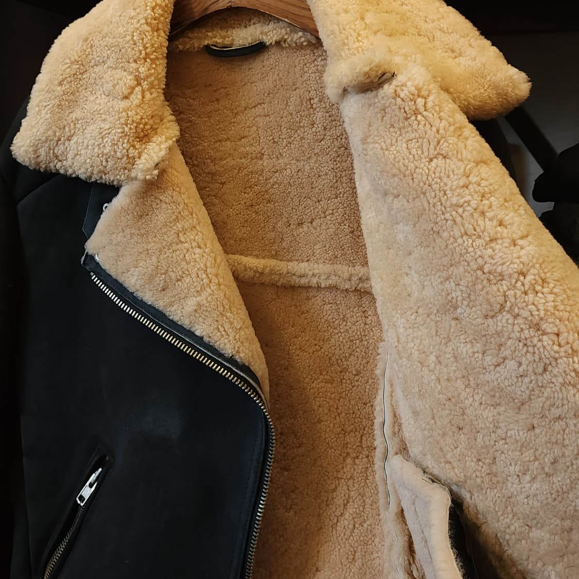 광희시장 무스탕 라이더 무스탕 스웨이드 레더 F 상품이미지5