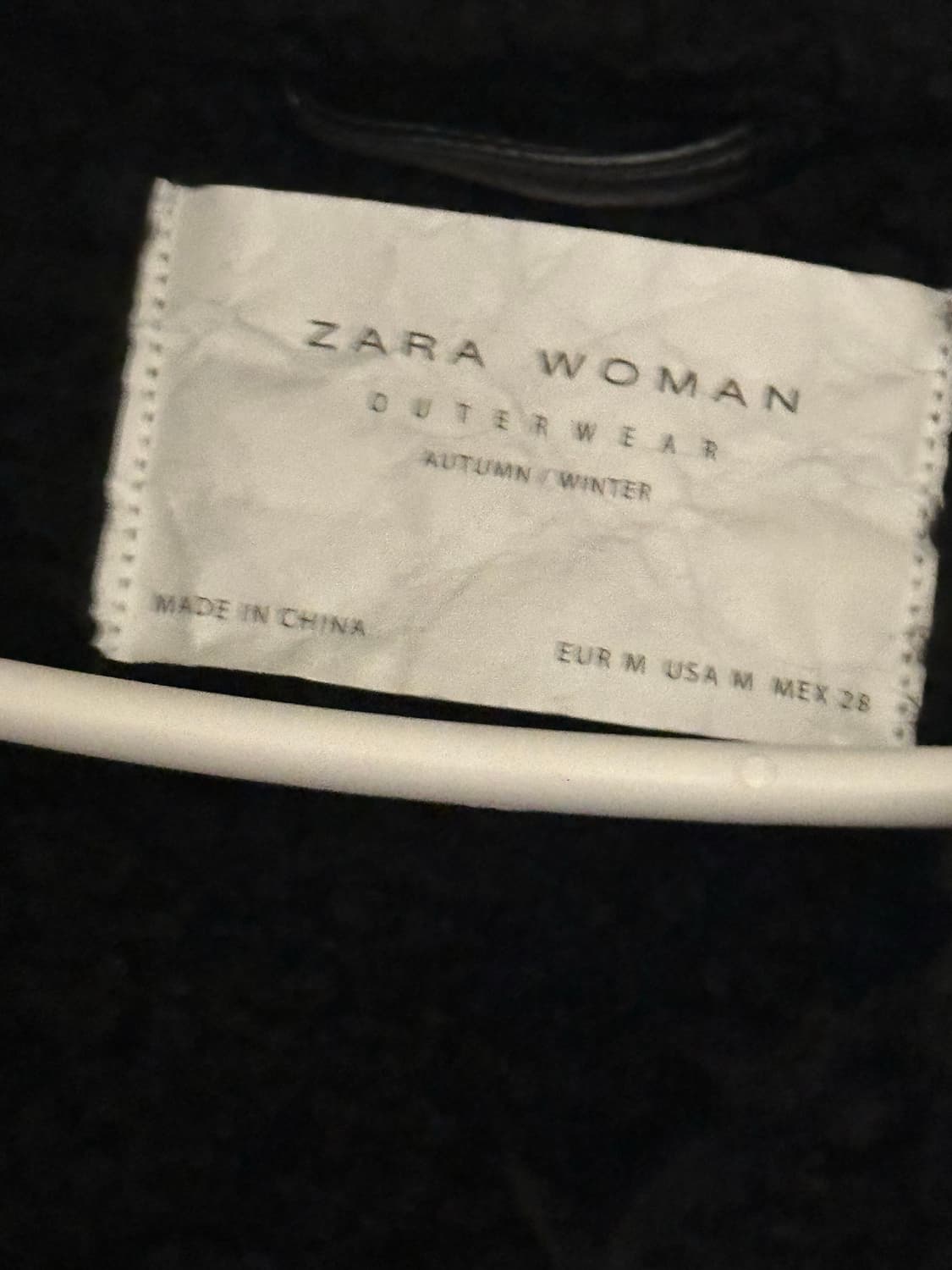 자라 여성 무스탕 롱 코트 M 상품이미지6