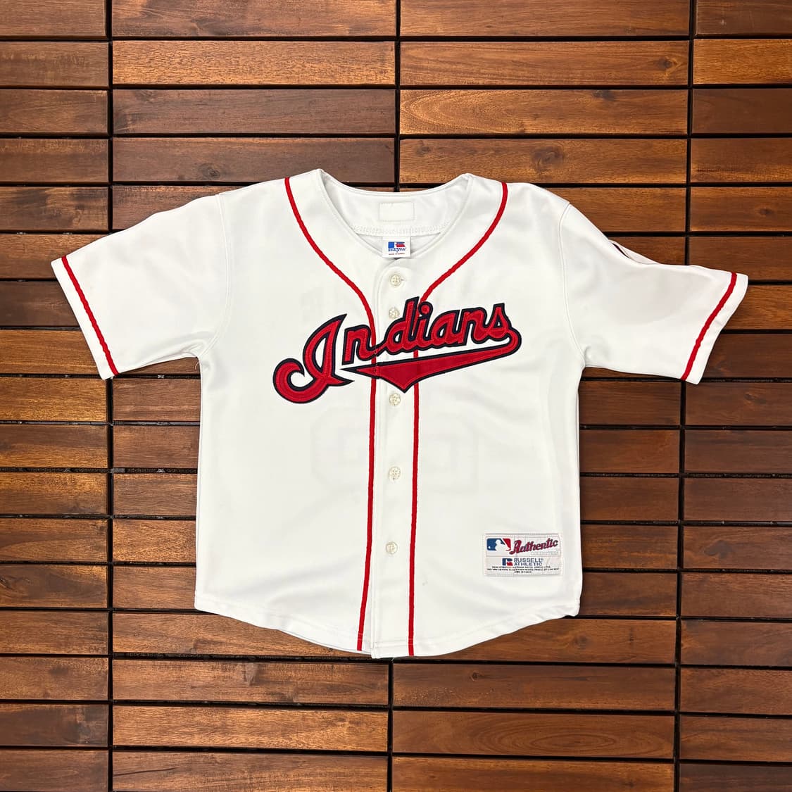 (XS) 러셀 클리블랜드 인디언스 야구 유니폼 상품이미지1