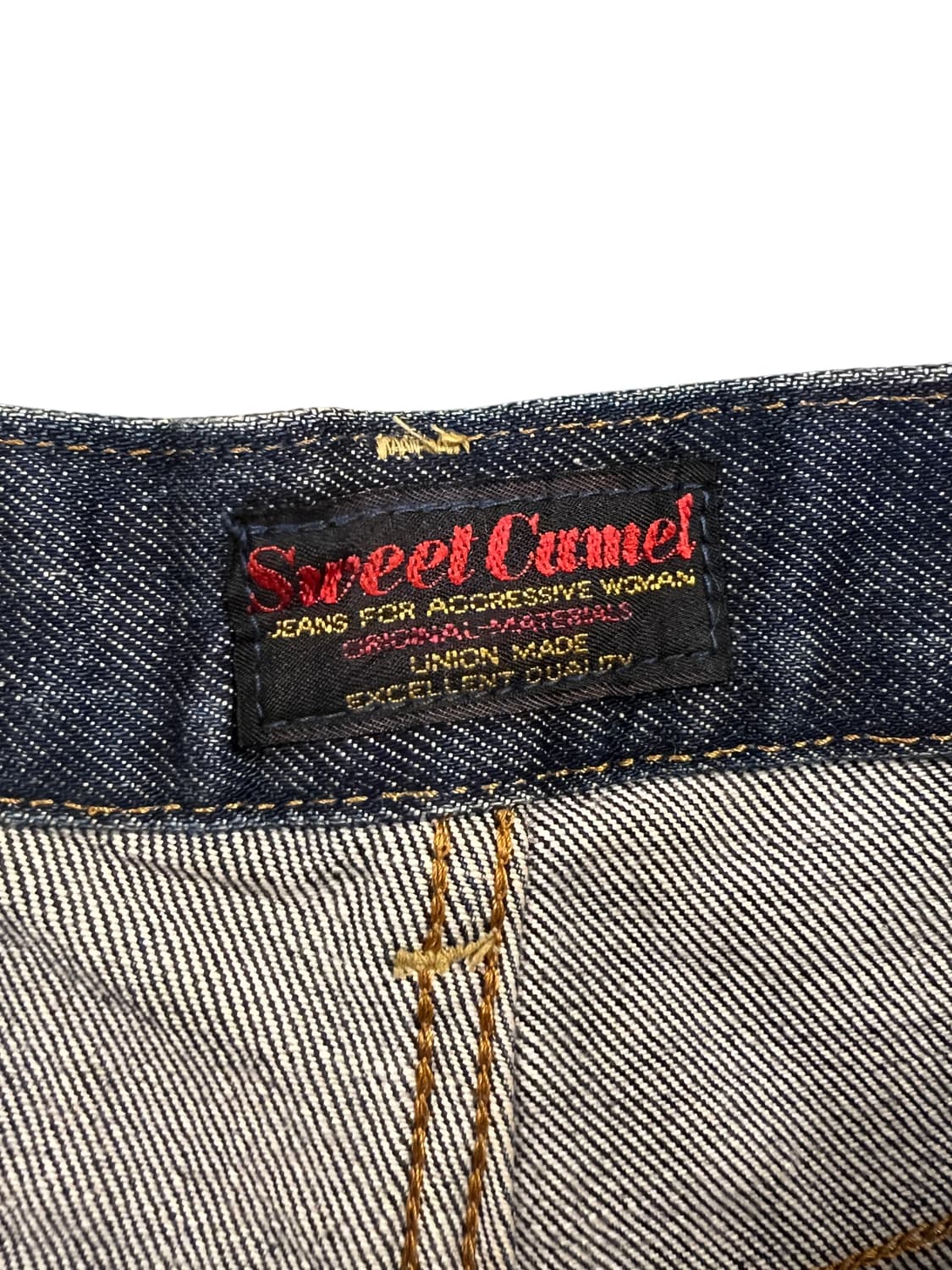 P061 Sweet Camel 부츠컷 워싱 데님 팬츠 SIZE 31-4 상품이미지3