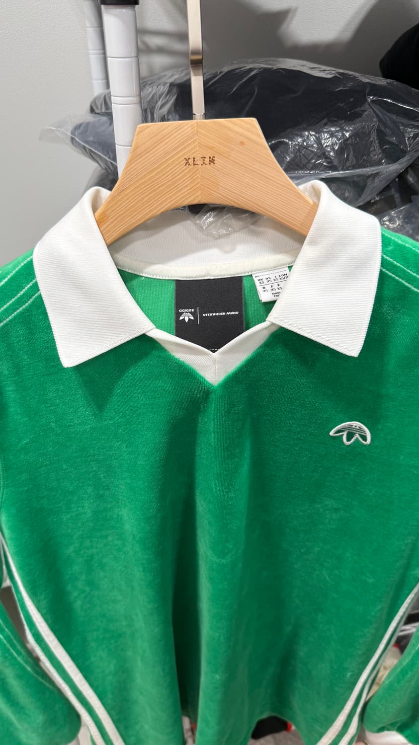 아디다스 알렉산더왕 벨루어 긴팔 그린 상품이미지2