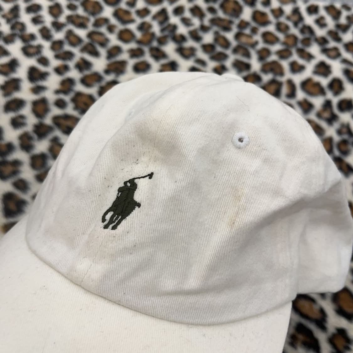 폴로 랄프로렌 캐주얼 모던시크 화이트크림 볼캡 C09643 상품이미지6