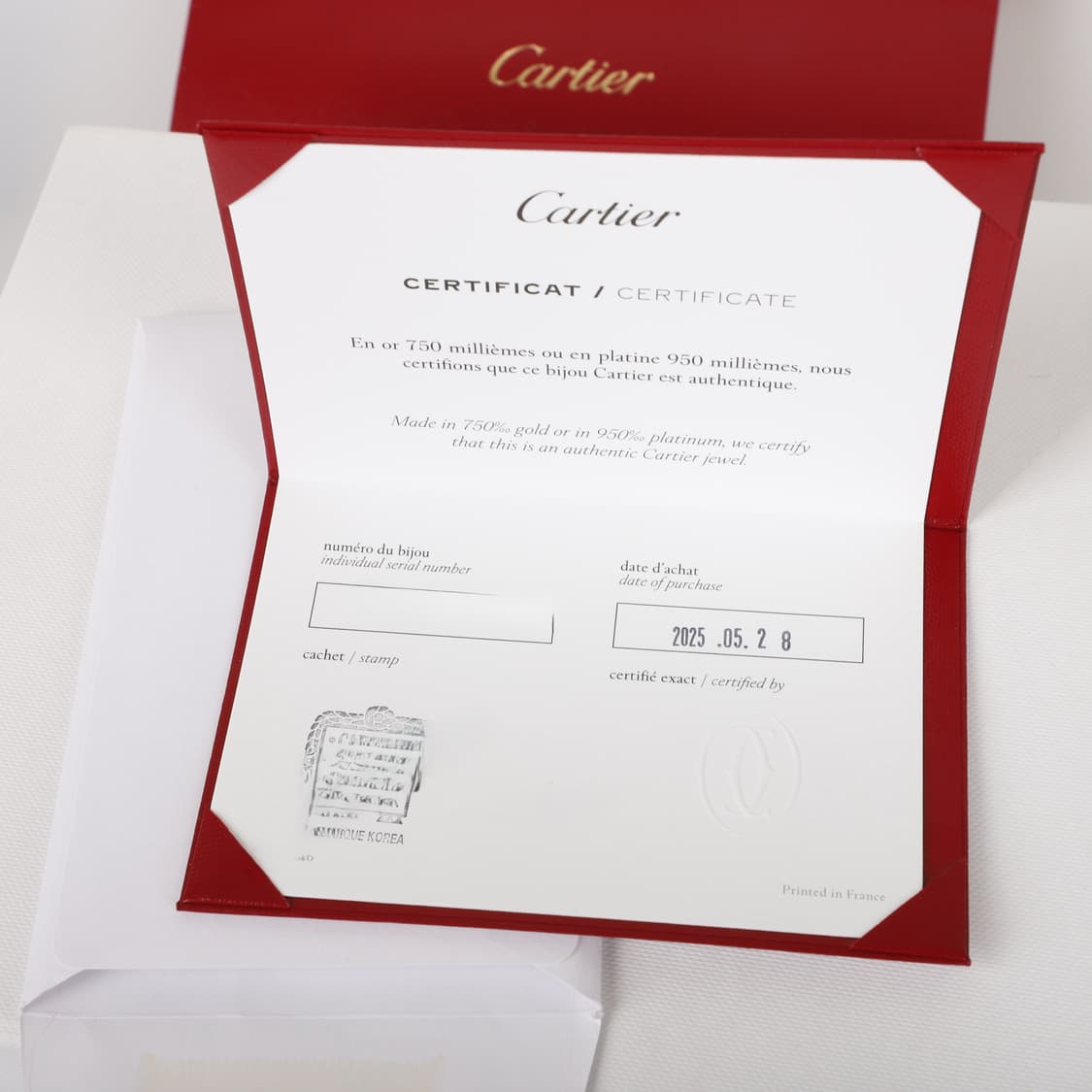 OS / Cartier 까르띠에 트리니티 클래식 화이트 골드 세라믹 상품이미지4