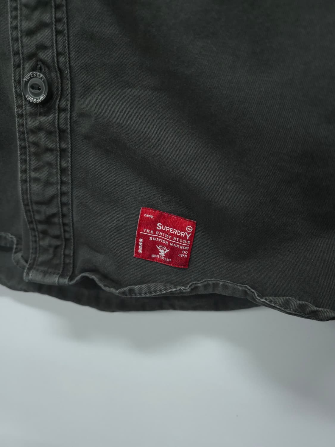 슈퍼드라이 빈티지 패치 밀리터리 워크 셔츠 (100) 상품이미지5