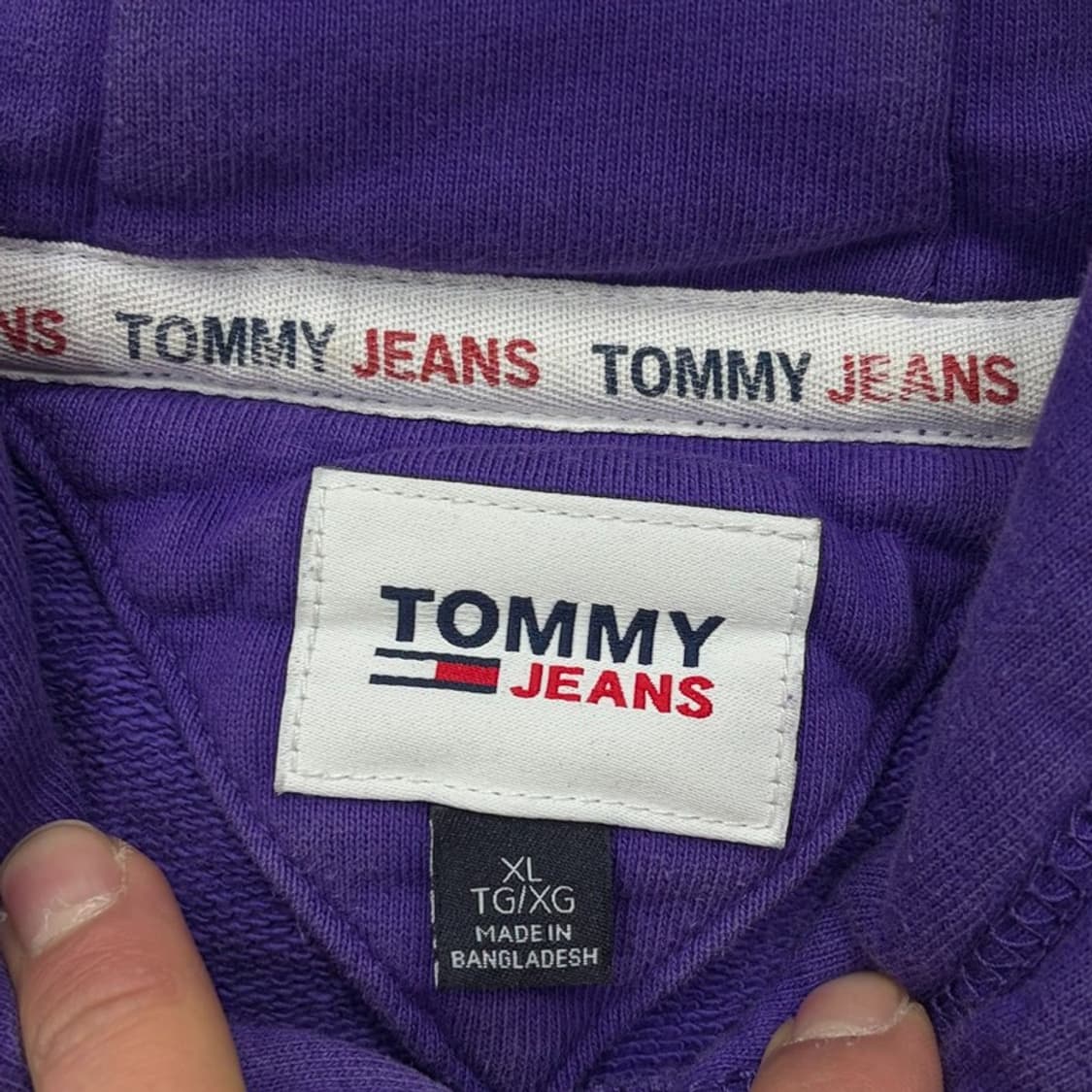 타미힐피거진스 자수로고 후드티 v2510 상품이미지7