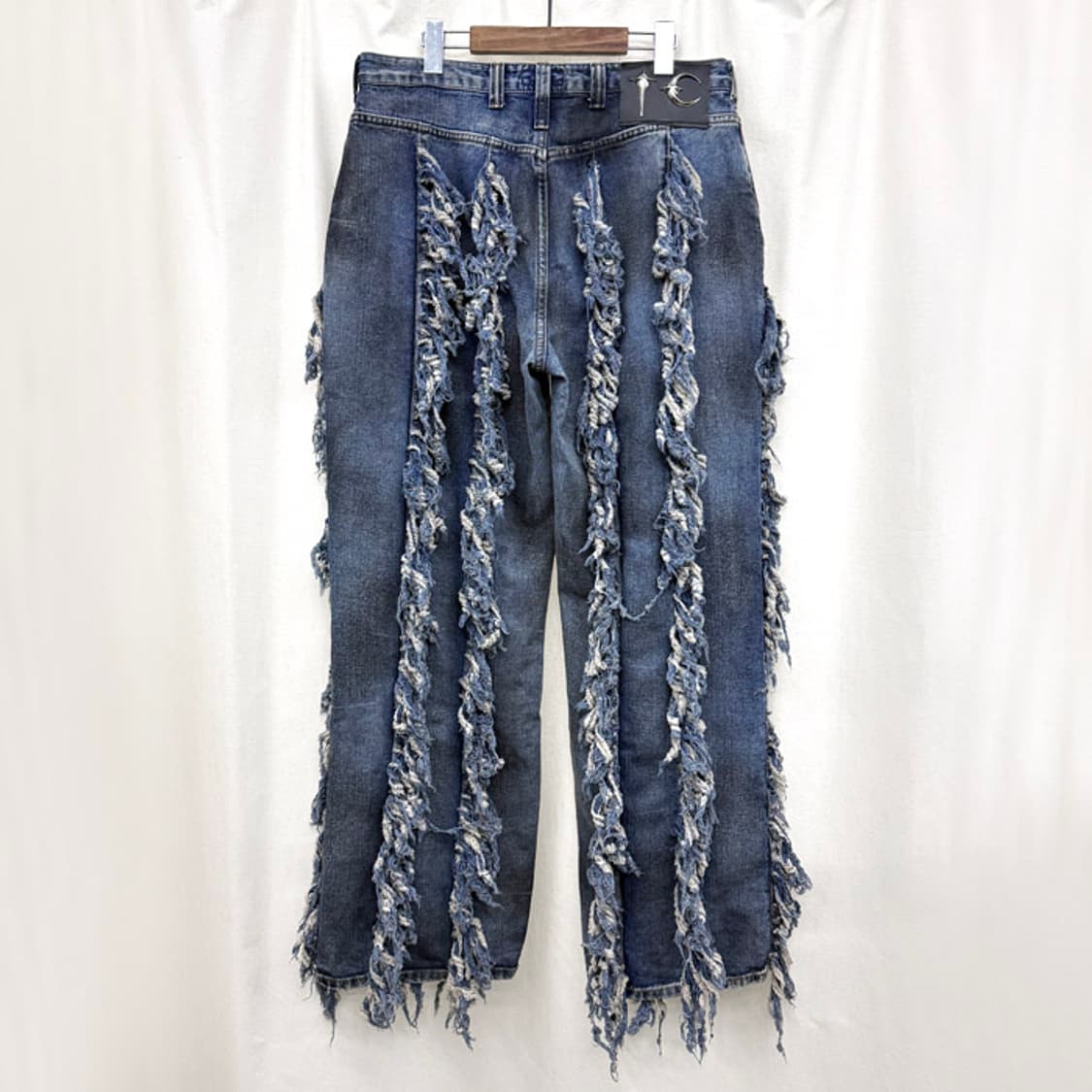 떠그클럽 25FW 엔젤스 데님 팬츠 블루 새상품 상품이미지5