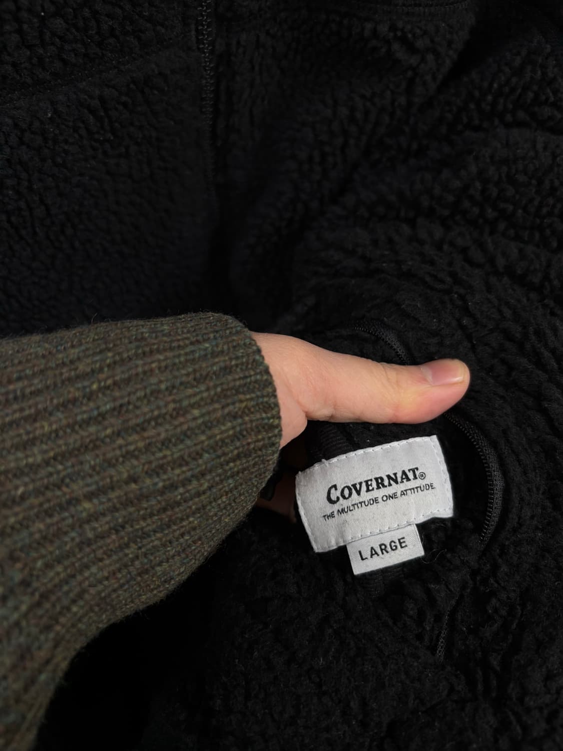 커버낫 리버시블 플리스 자켓 상품이미지9