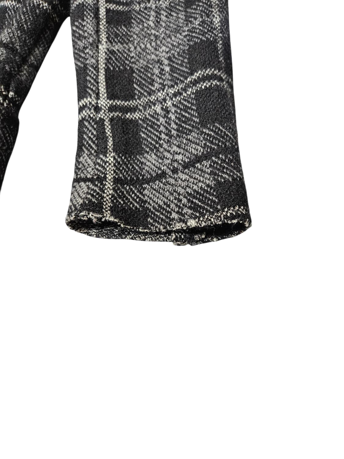 디젤 체크 더블 울코트 상품이미지5