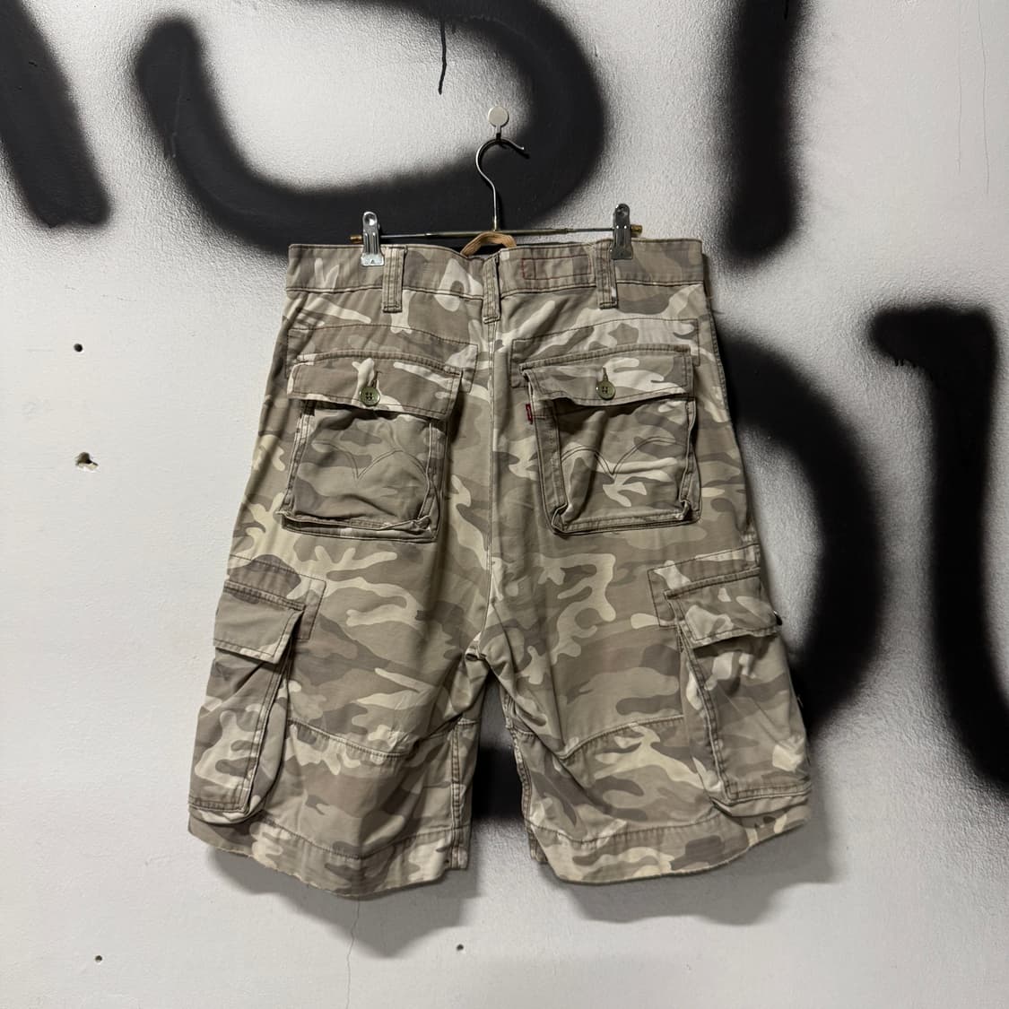 리바이스 USA 오리지널 카모 와이드 카고 쇼츠 팬츠 상품이미지2