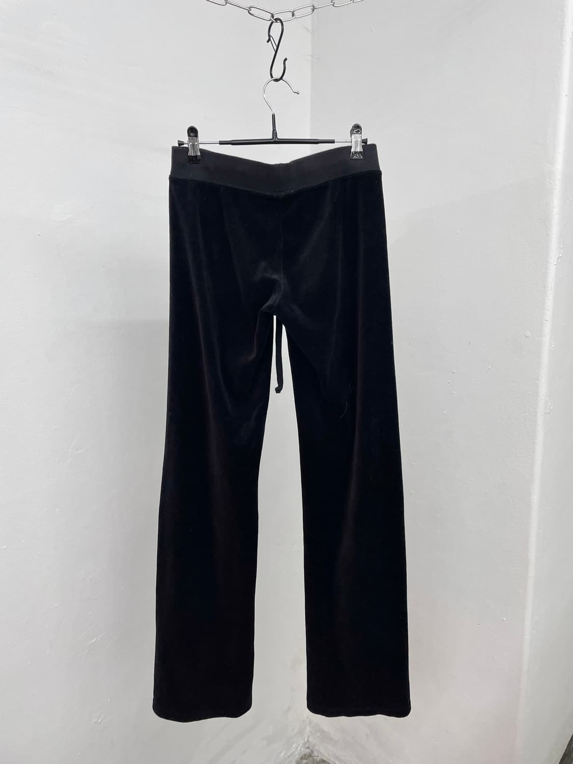 쥬시꾸뛰르 블랙 로고 벨로아 팬츠 상품이미지5