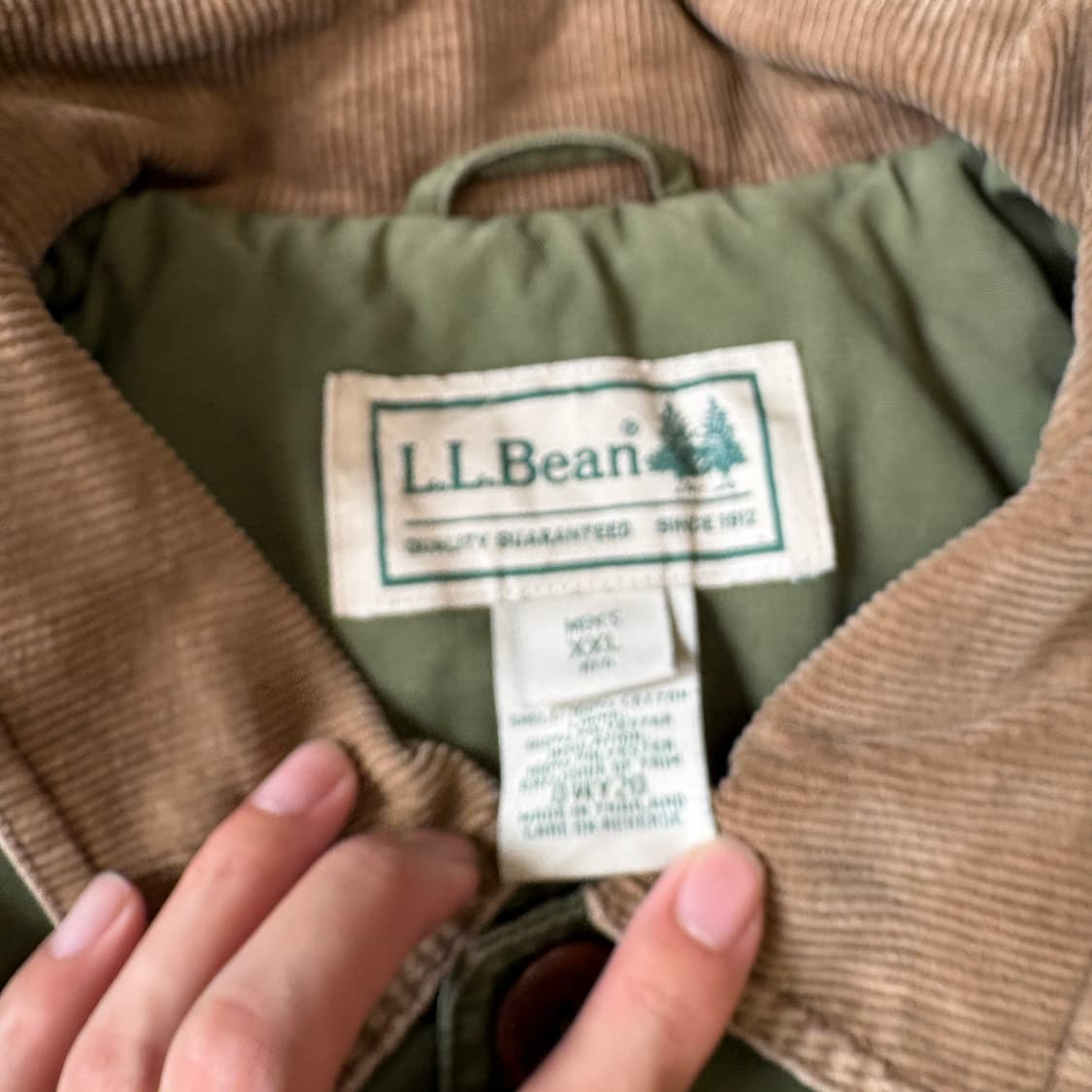 L.L.bean 정품 엘엘빈 카키 헌팅 자켓 상품이미지4
