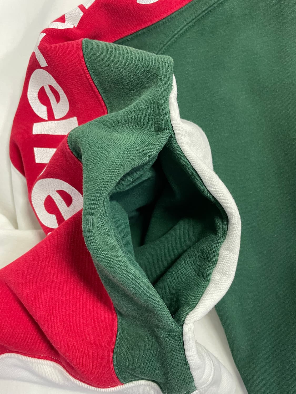 슈프림 패널 로고 크루넥 맨투맨 스웻셔츠 L <543> 상품이미지4