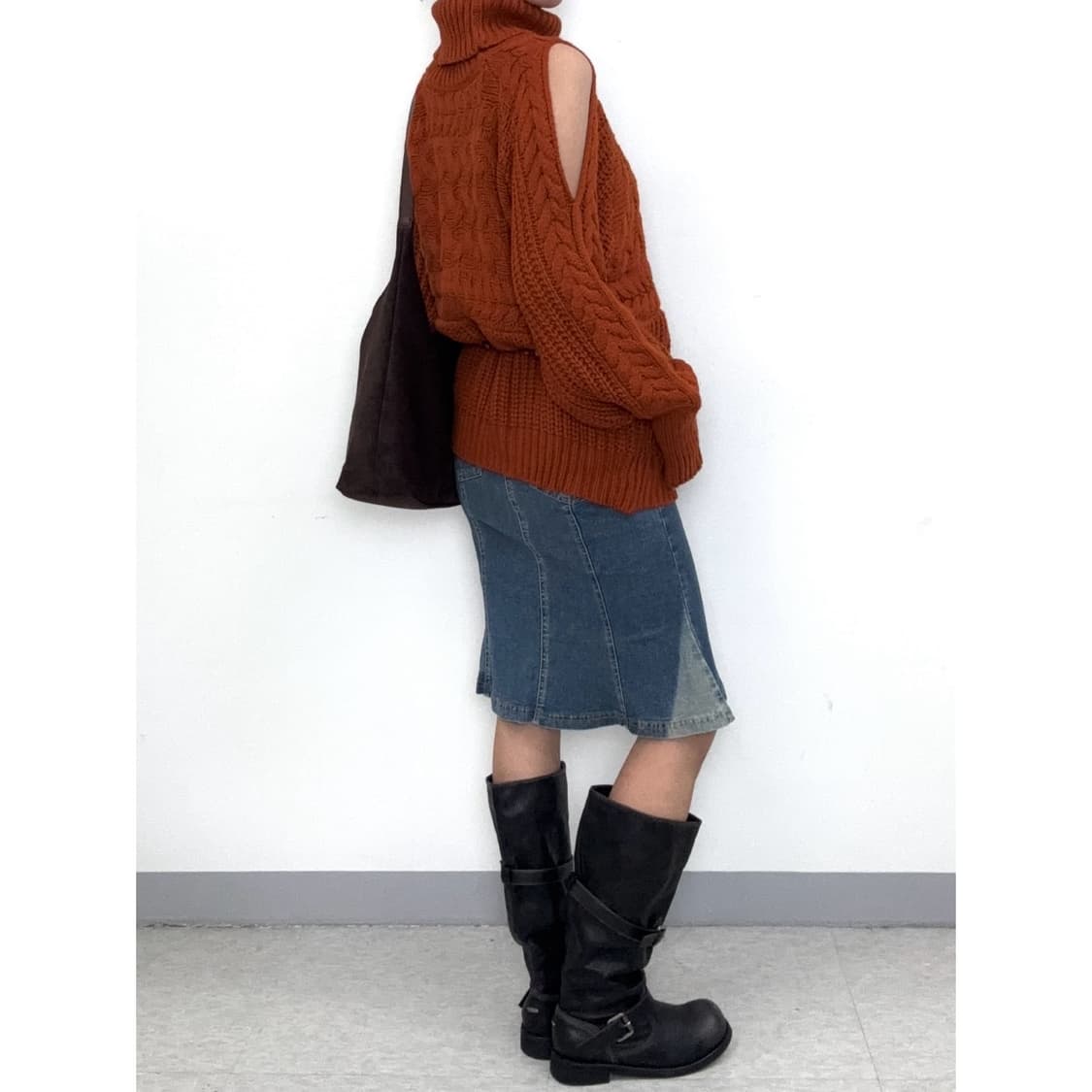 빈티지 데님 스커트 상품이미지3