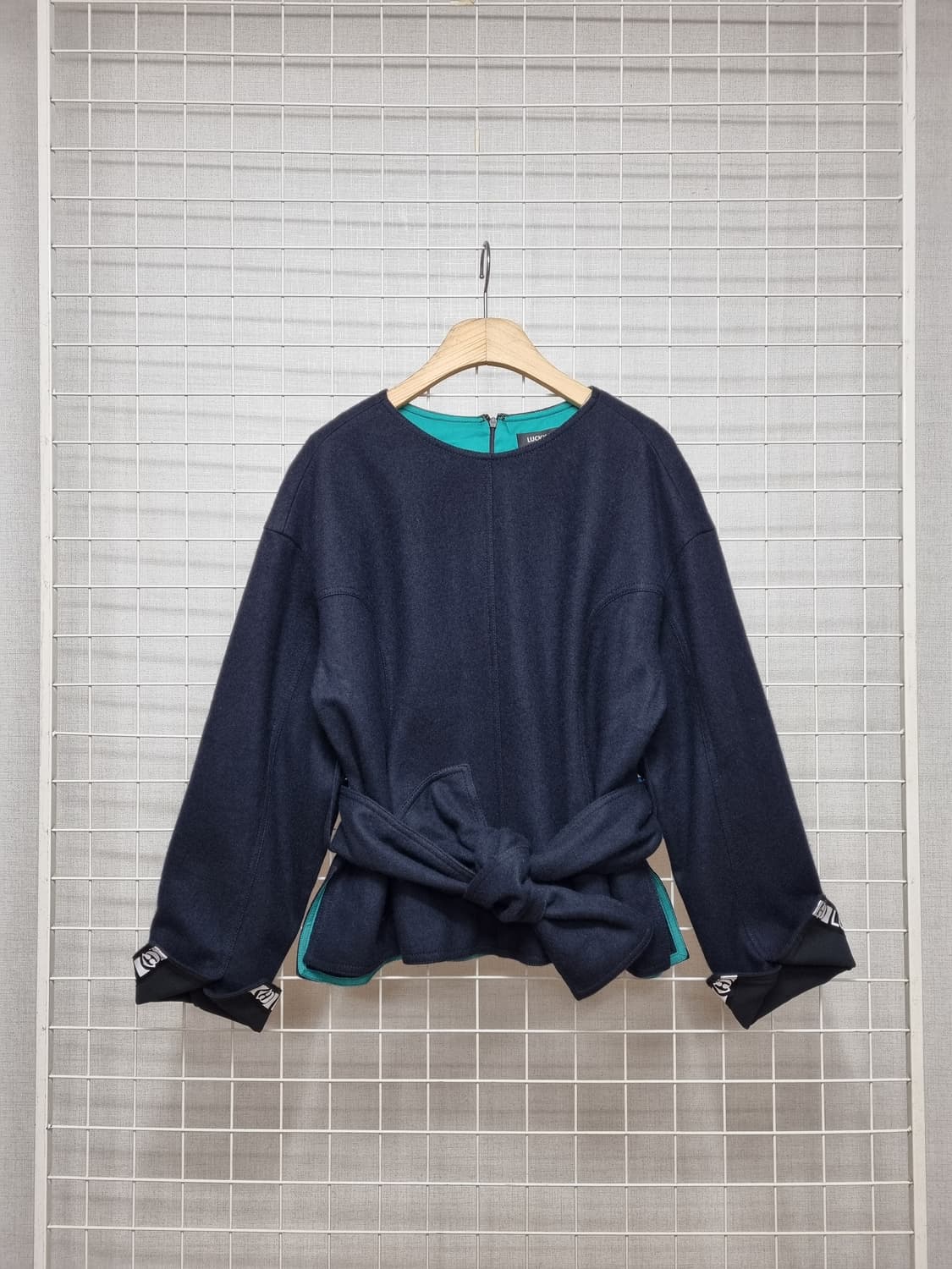 럭키슈에뜨 모직긴팔 (네이비) 상품이미지1