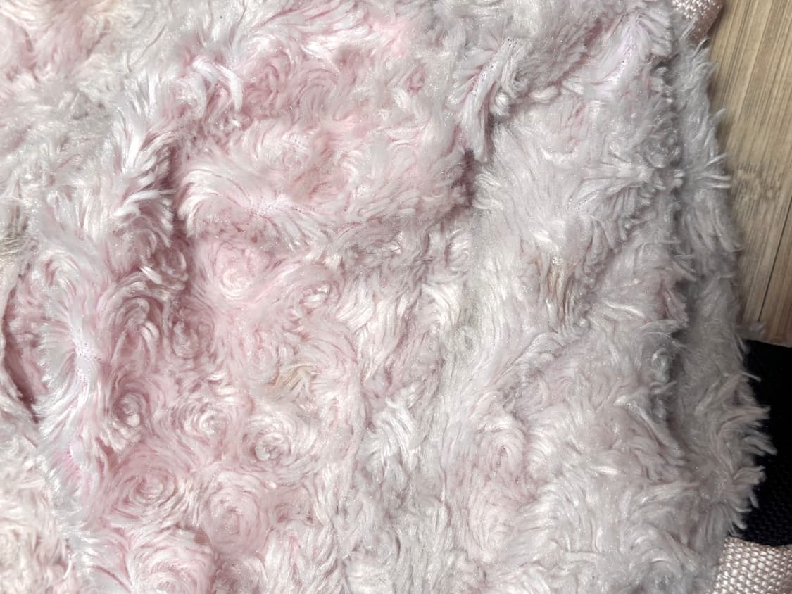 빈티지 로즈보아 리본 퍼 가방 백팩 러블리 히메갸루 상품이미지3