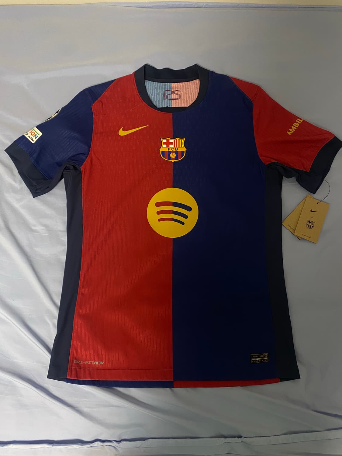 m 24-25 바르셀로나 홈 유니폼 adv 어센틱 라민야말 챔스 상품이미지2