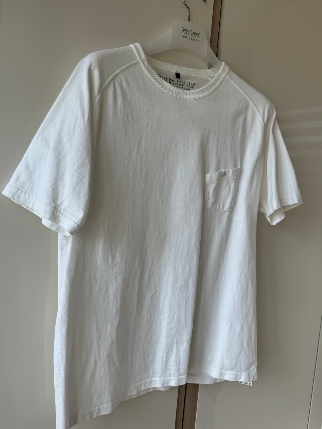 나이젤카본 5.6oz 반팔 티셔츠 화이트 (52사이즈 XL) 상품이미지10