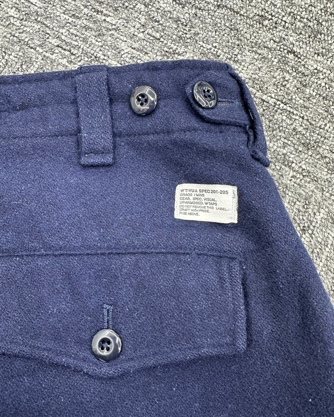 (허단43)WTAPS 울 카고 팬츠-M1199 상품이미지7