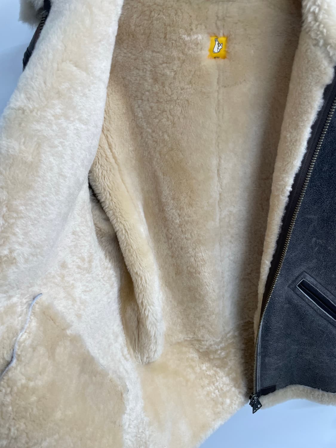 FR2×VANQUISH B-3 무스탕 자켓 L사이즈 상품이미지7