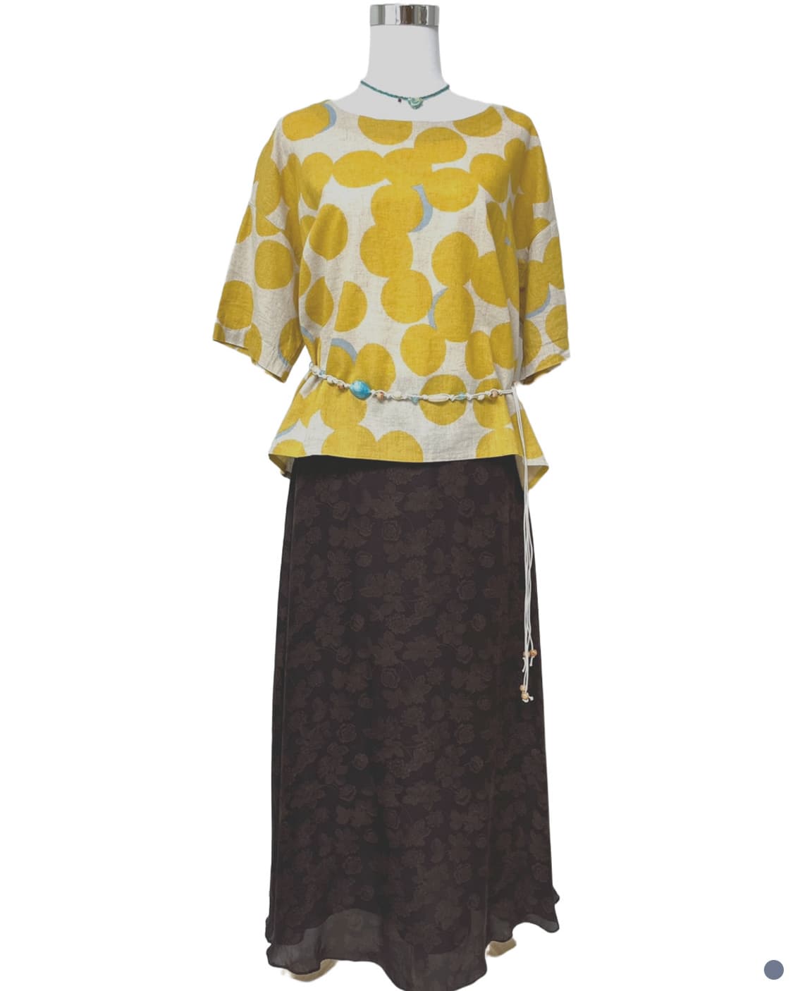 Yellow+blue circle top 상품이미지8
