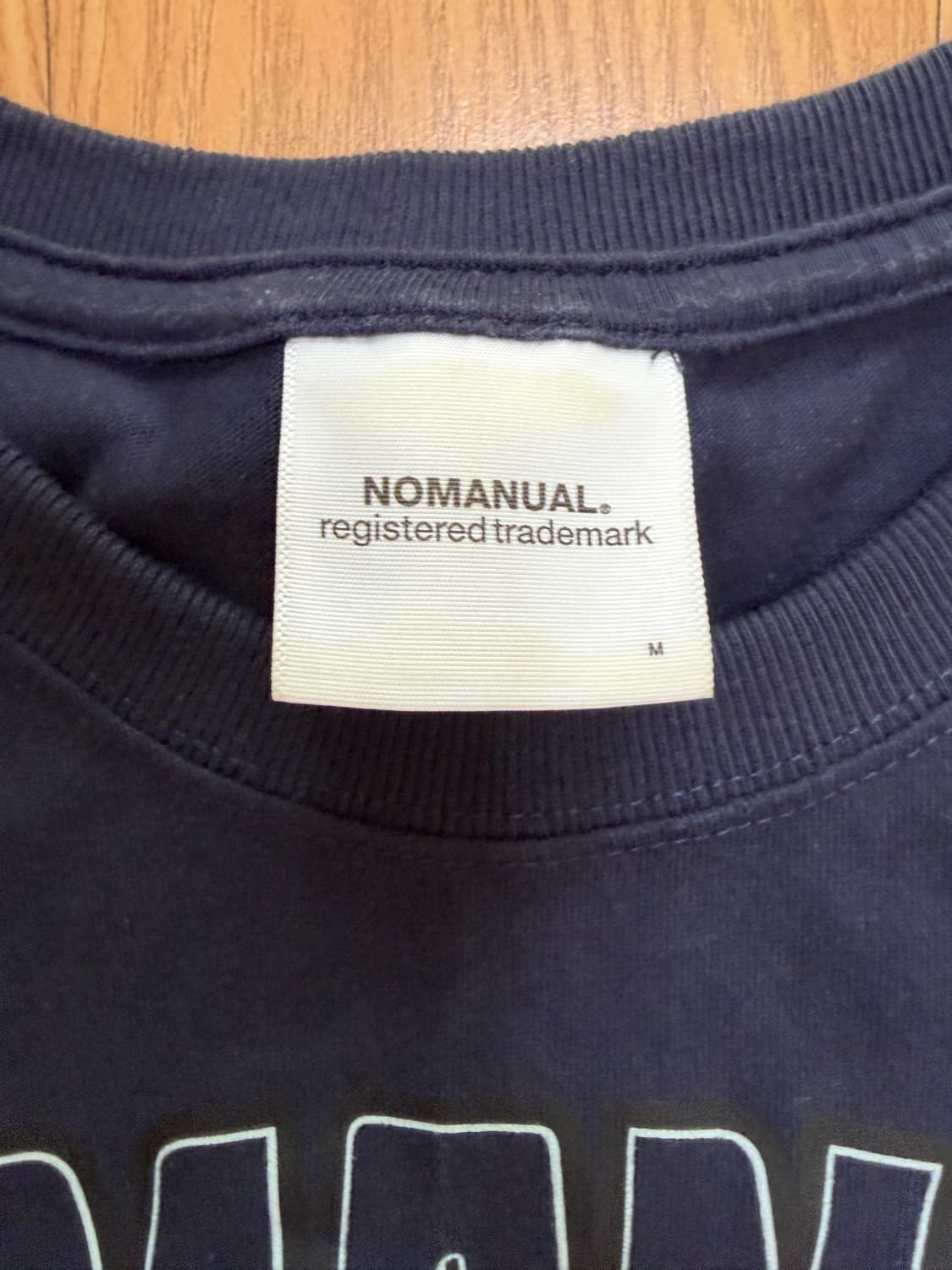 노매뉴얼 S.P T-SHIRT - NAVY 상품이미지3
