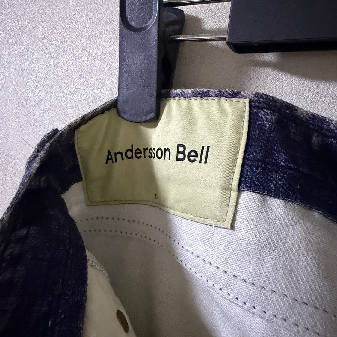 앤더슨벨 남성 오버핏 워싱 데님팬츠 31  상품이미지7