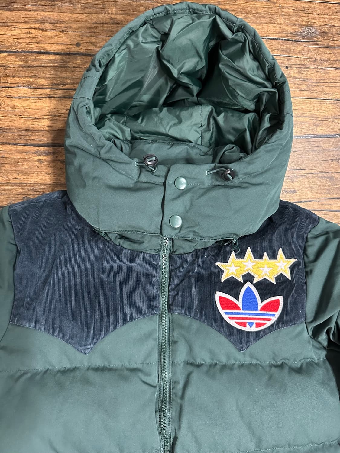 아디다스 오리지널스 TEAM adidas 와펜 오리털 다운 패딩 95 상품이미지3