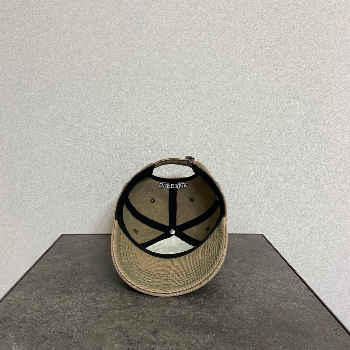 (OS) 슈프림 6패널 볼캡 모자 워시드 트윌 카키 그린 상품이미지5