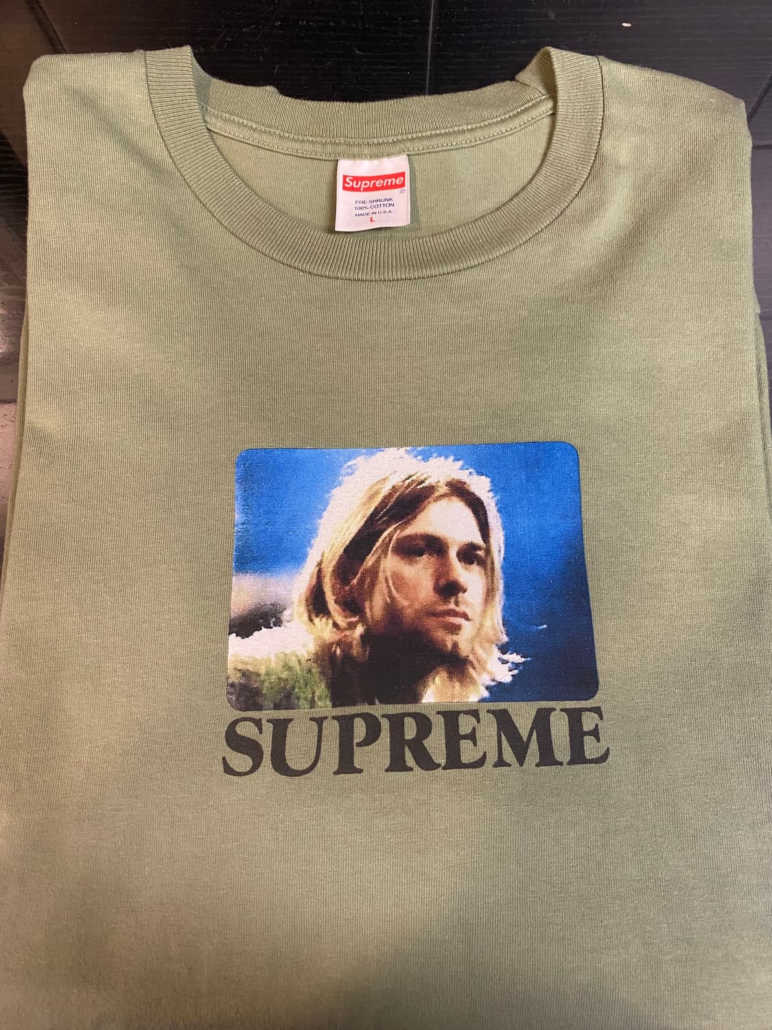 슈프림(SUPREME) 커트 코베인 티셔츠 올리브(L) 상품이미지2