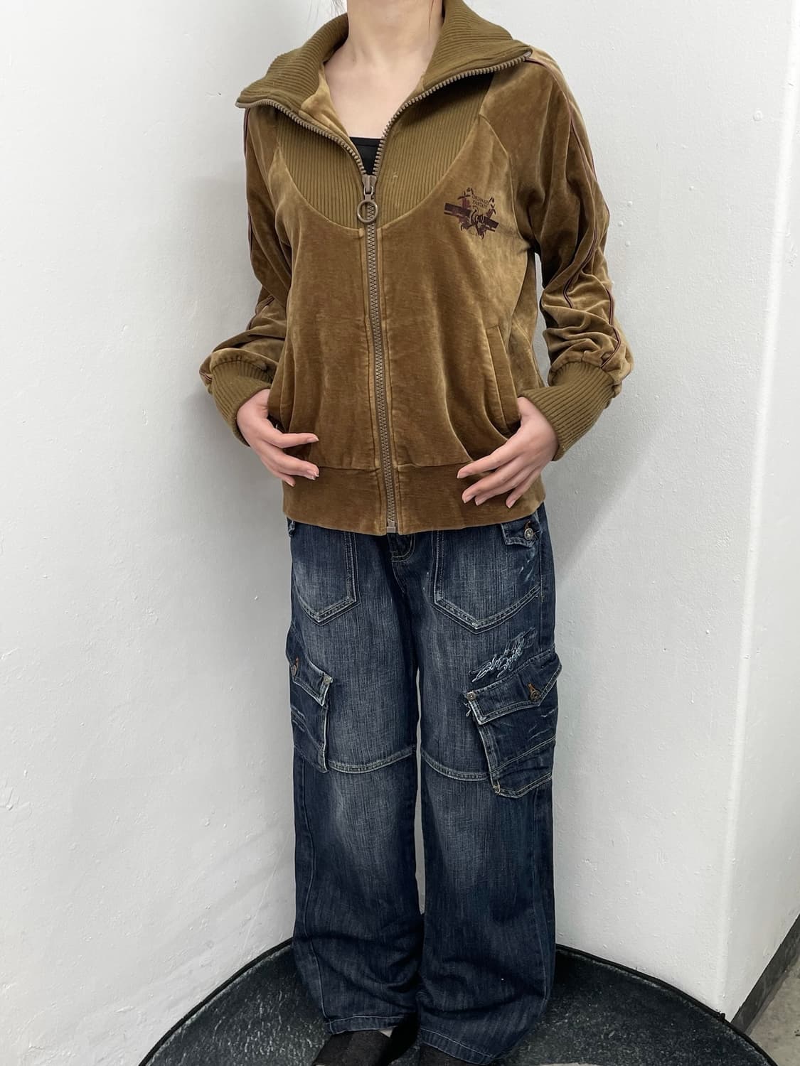 데님 카모 포켓 카고 팬츠 상품이미지5