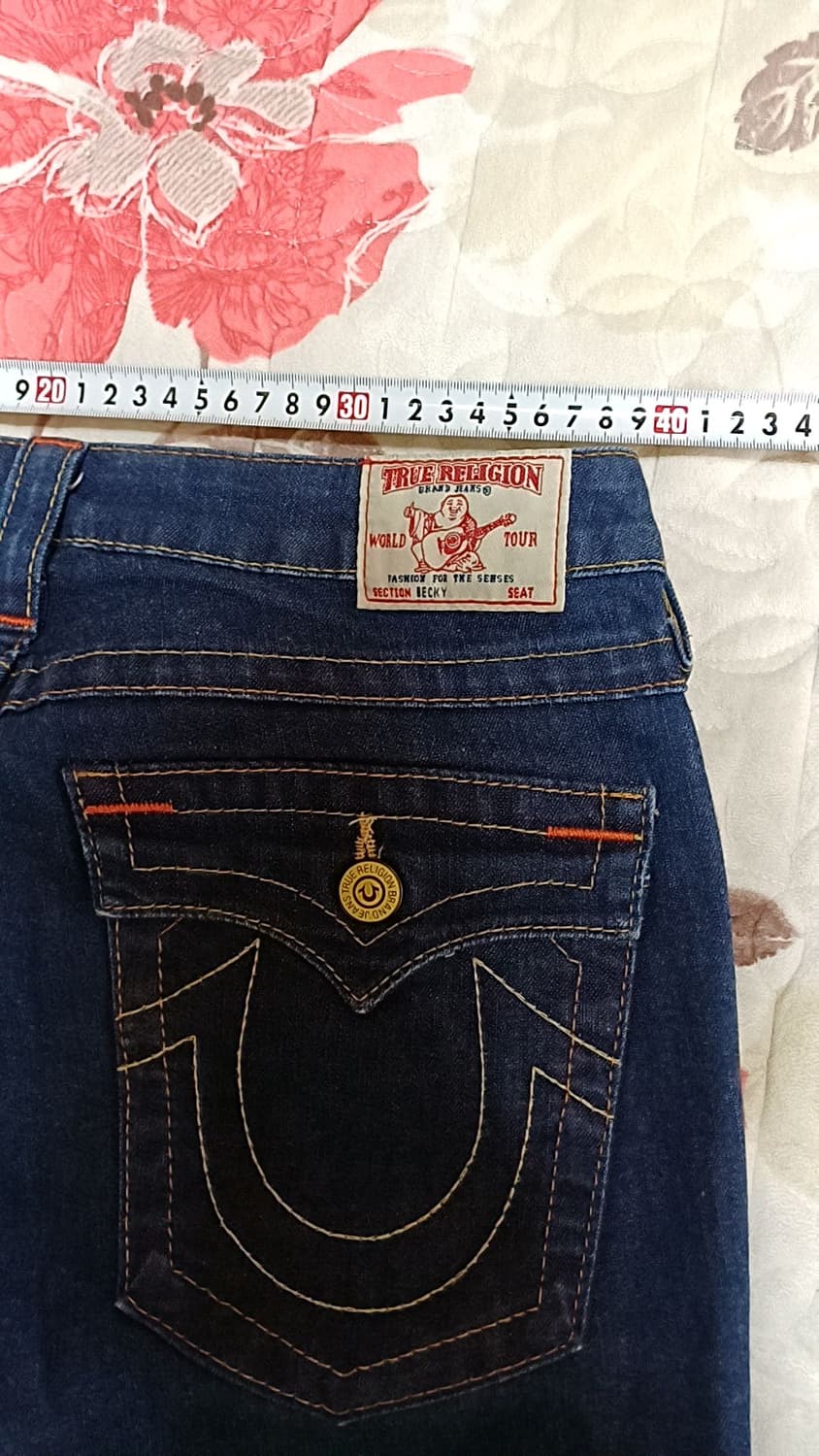 트루릴리전 청바지 여성30인치 기장104 상품이미지8