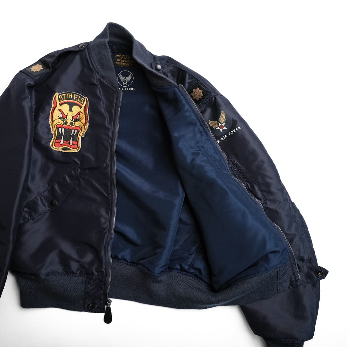 버즈릭슨 L-2A 패치 플라이트 자켓 42사이즈 에어포스 블루 상품이미지9