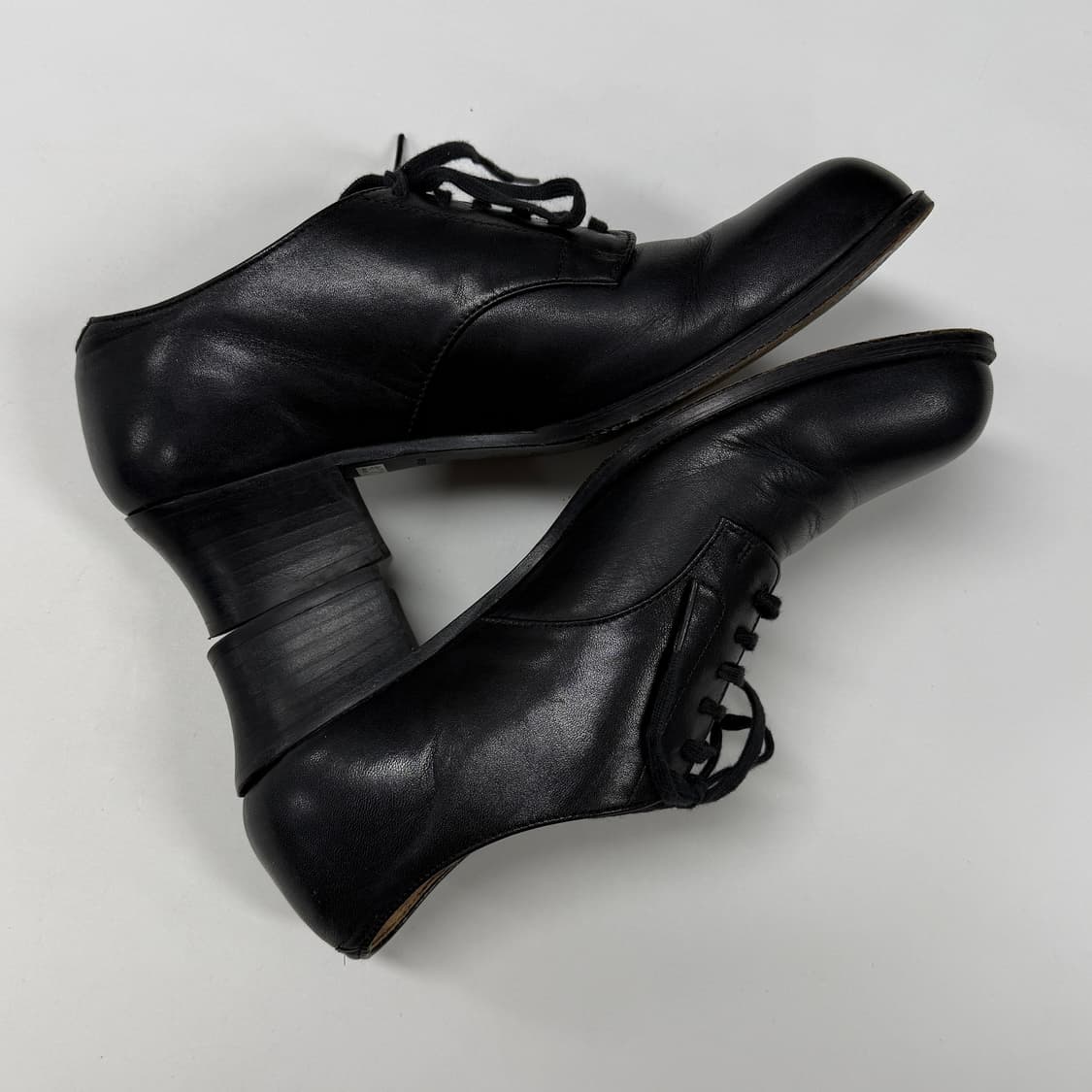 Japan made mid heel derby shoes 상품이미지5