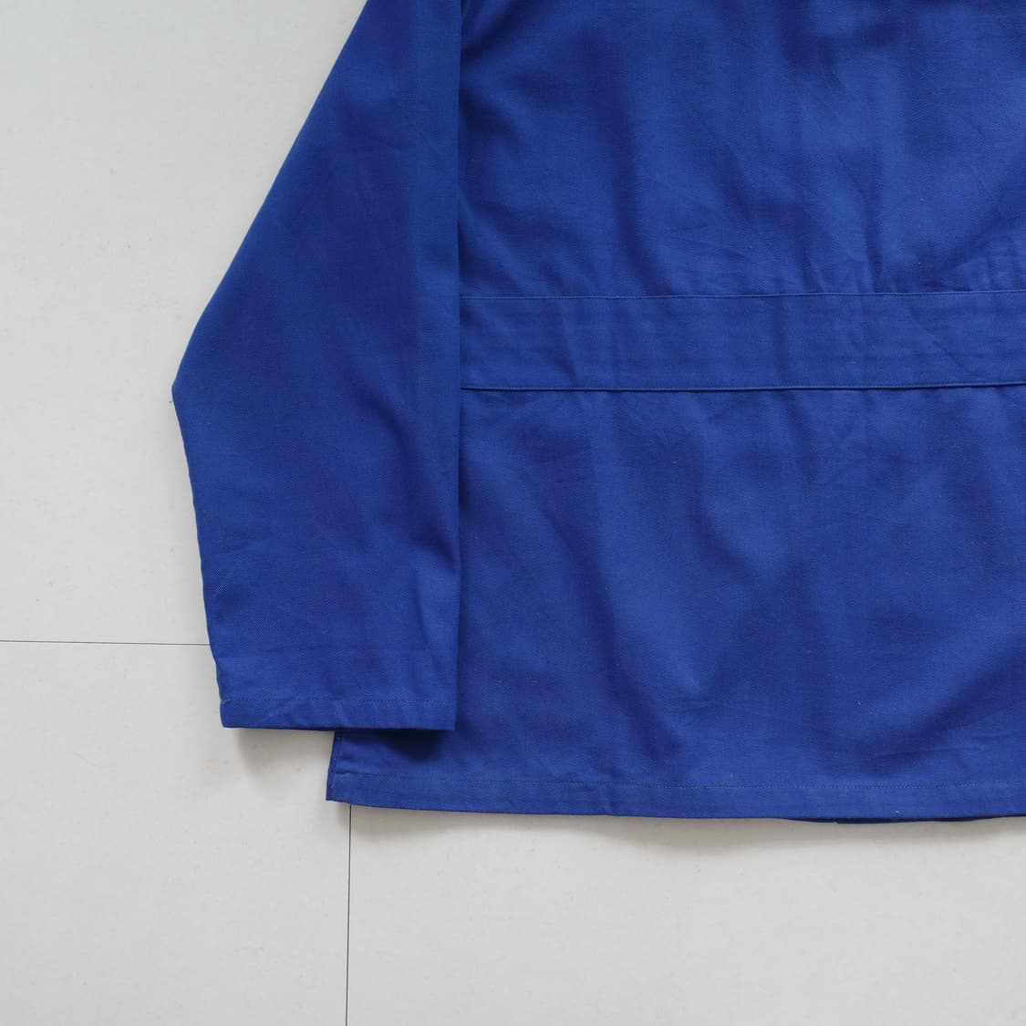 70s 프랑스 생산 프렌치 클럽칼라 워크자켓 블루 100 상품이미지10