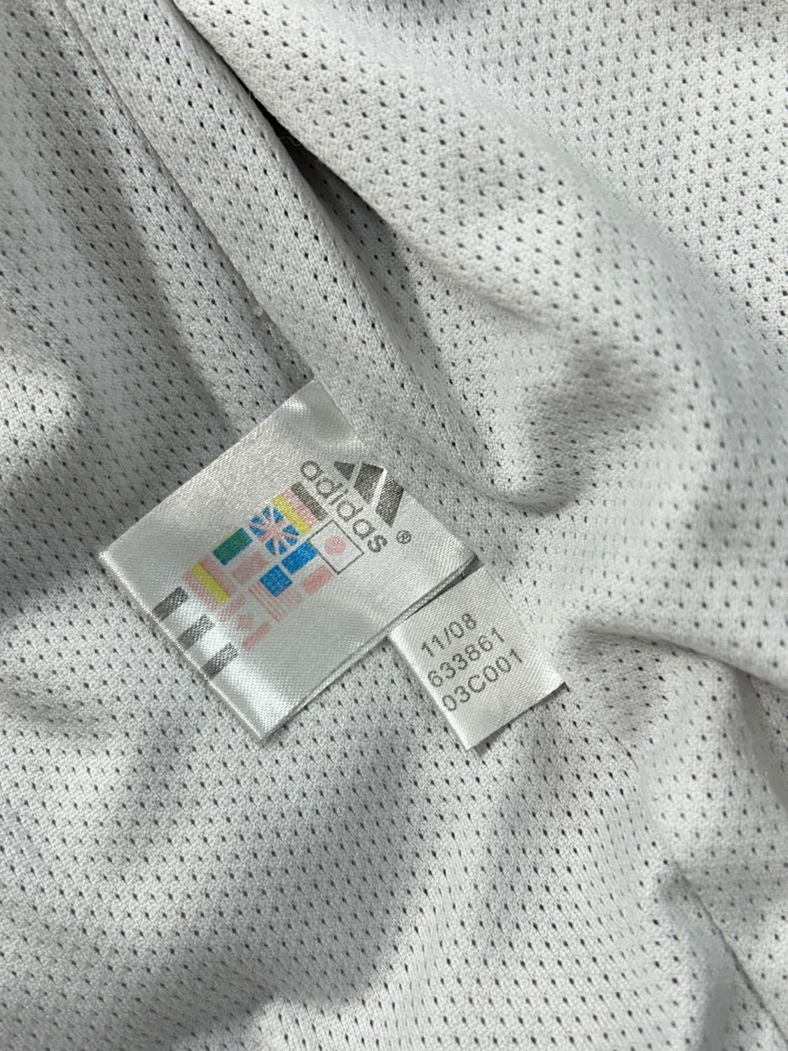 아디다스 00‘s 화이트 바람막이 트랙탑 져지 2XL 상품이미지8